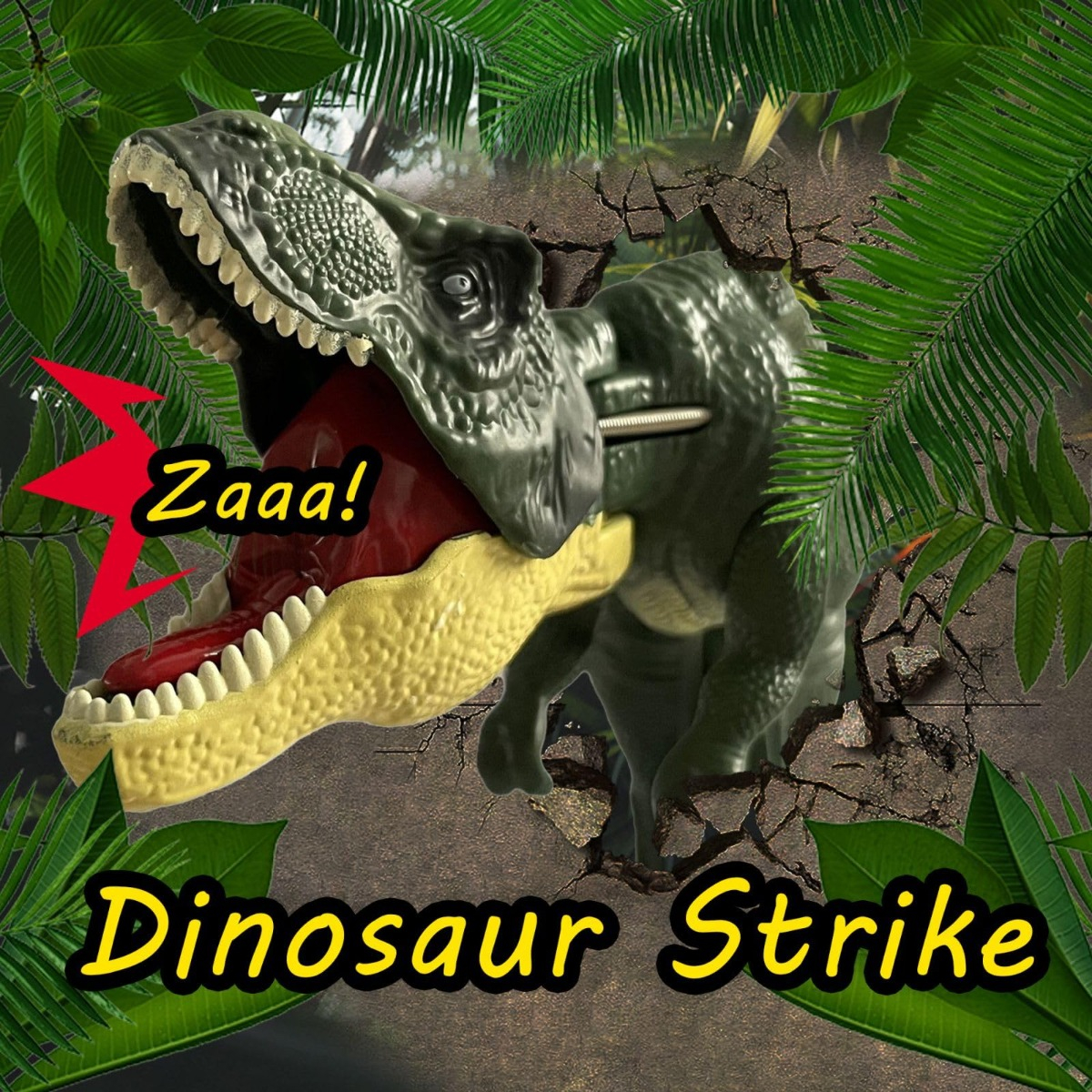 SET SC 2 JUGUETES DINOSAURIO T-REX ZAZAZA DIVERTIDO NIÑOS LAU - 9