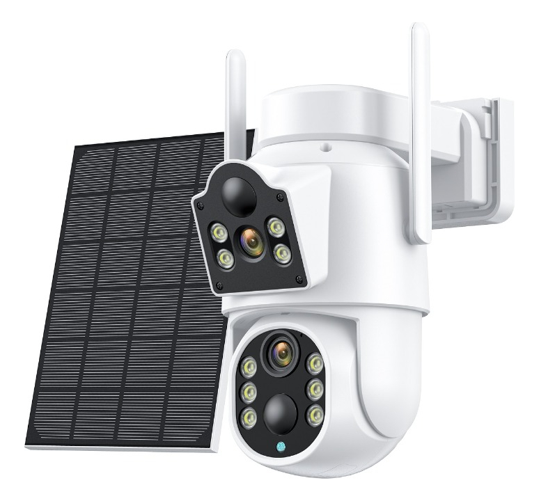CÁMARA SEGURIDAD SC CAMARA SEGURIDAD SOLAR INTELIGENTE IR WI-FI JARDIN HOGAR LAU - 1