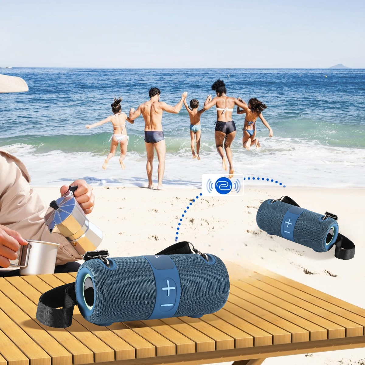 ALTAVOZ PORTATIL SC SK-13 BLUETOOTH MUSICA FIESTA HOGAR LAU - 2