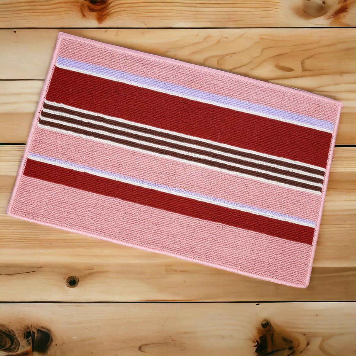 SET 3 ALFOMBRA CONTEMPORÁNEA MODERNA PISO ANTIDESLIZANTE ALGODON JHN 60 X 40 CM - 2