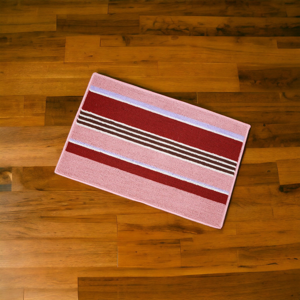 SET 3 ALFOMBRA CONTEMPORÁNEA MODERNA PISO ANTIDESLIZANTE ALGODON JHN 60 X 40 CM - 4