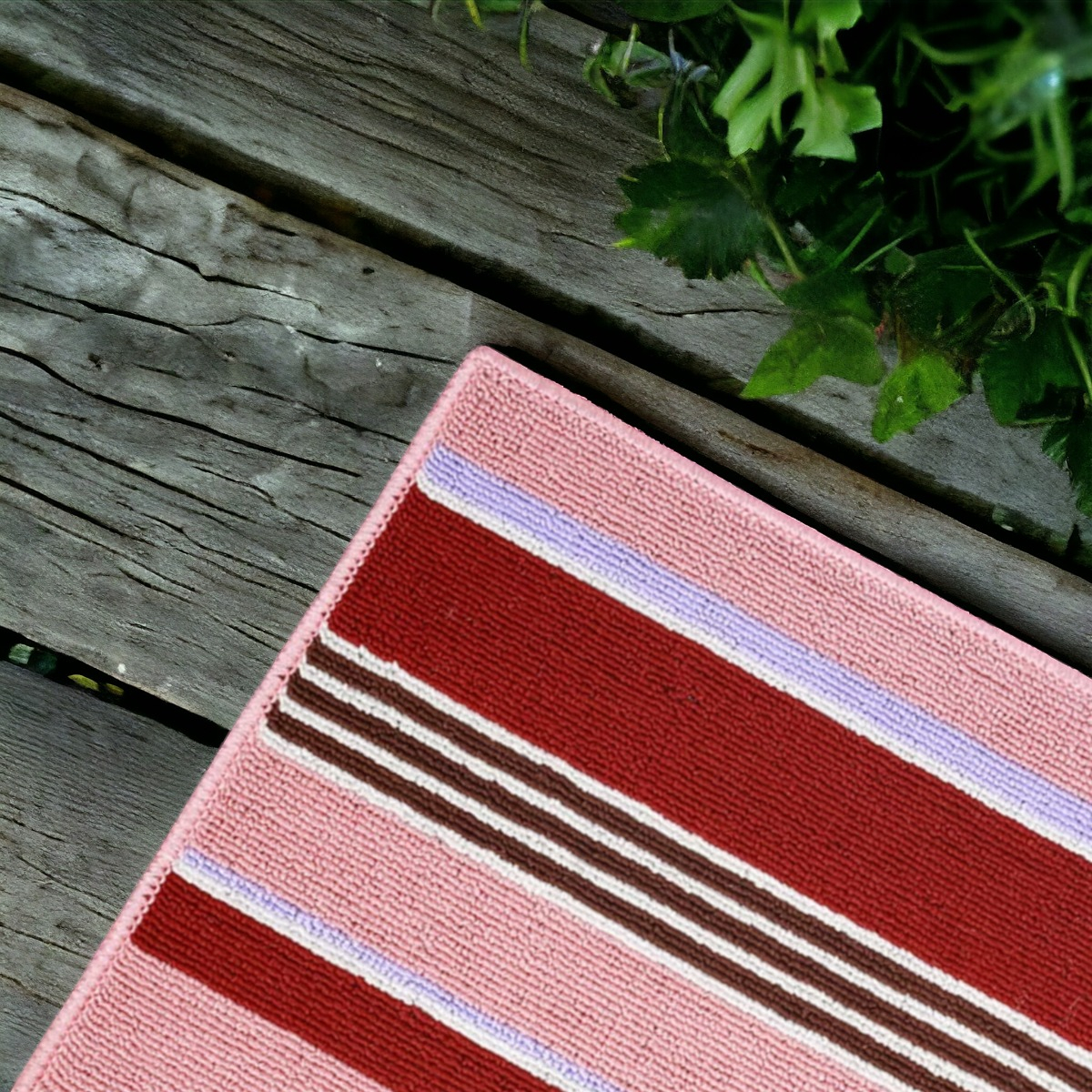SET 3 ALFOMBRA CONTEMPORÁNEA MODERNA PISO ANTIDESLIZANTE ALGODON JHN 60 X 40 CM - 8