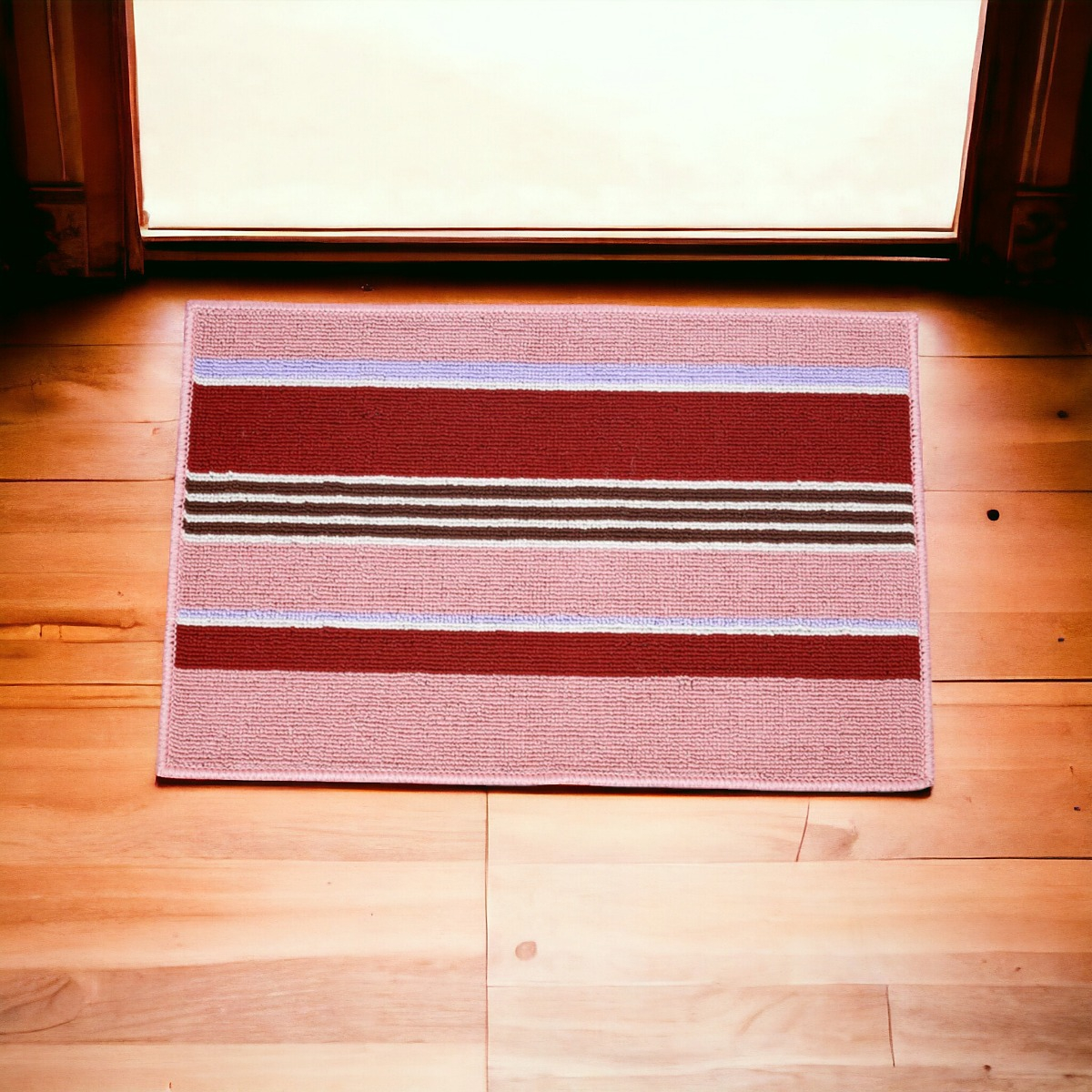 SET 3 ALFOMBRA CONTEMPORÁNEA MODERNA PISO ANTIDESLIZANTE ALGODON JHN 60 X 40 CM - 9