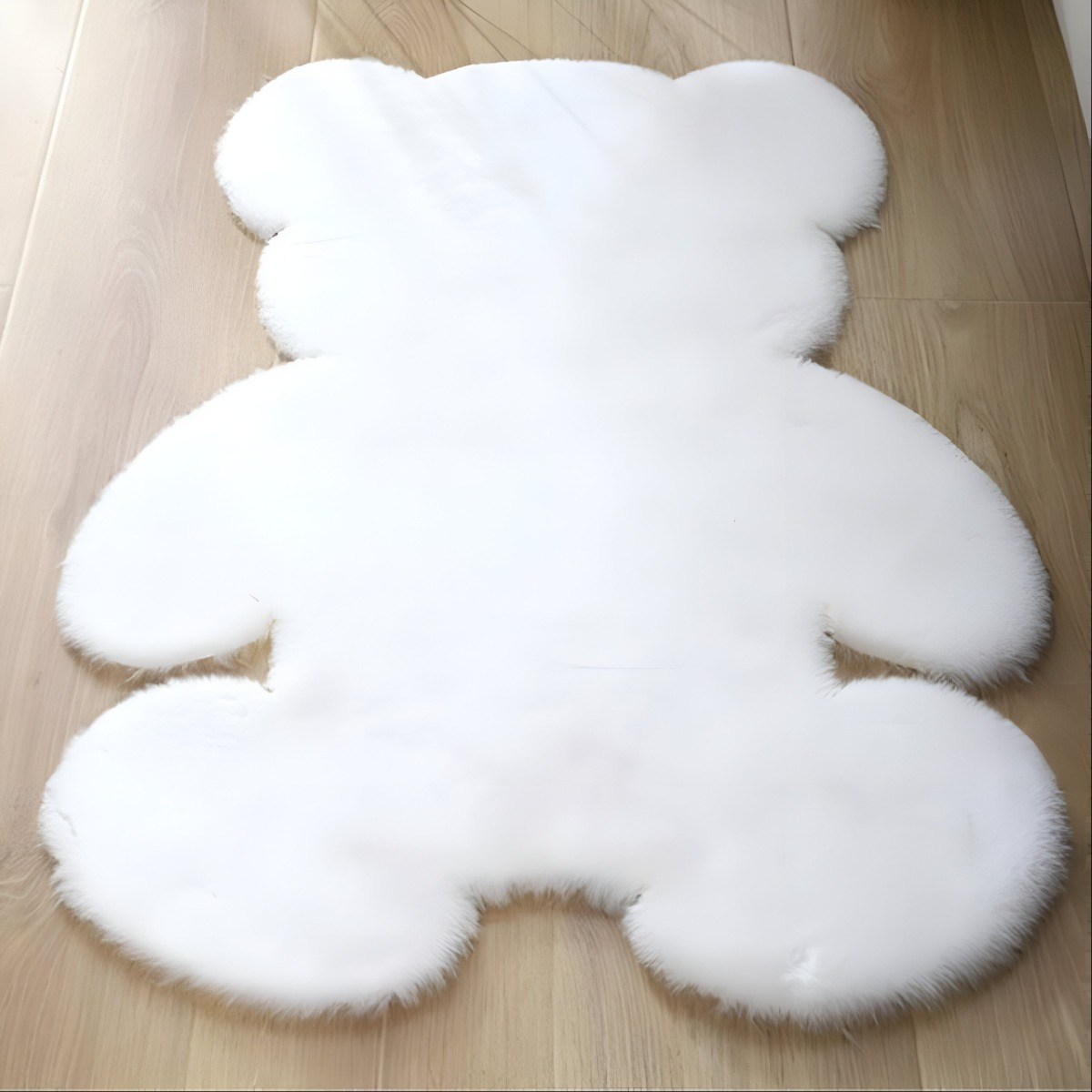 ALFOMBRA CONTEMPORÁNEA MODERNA OSO BLANCO SUAVE ENTRADA DORMITORIO DECORACION JHN 60 X 90 CM - 6