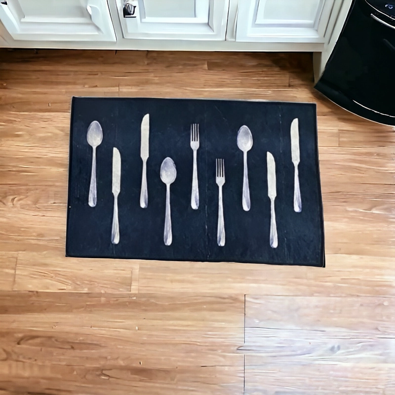 ALFOMBRA CONTEMPORÁNEA MODERNA COCINA 2 PIEZAS ANTIDESLIZANTE ENTRADA BAÑO JHN 60 X 40 CM - 10
