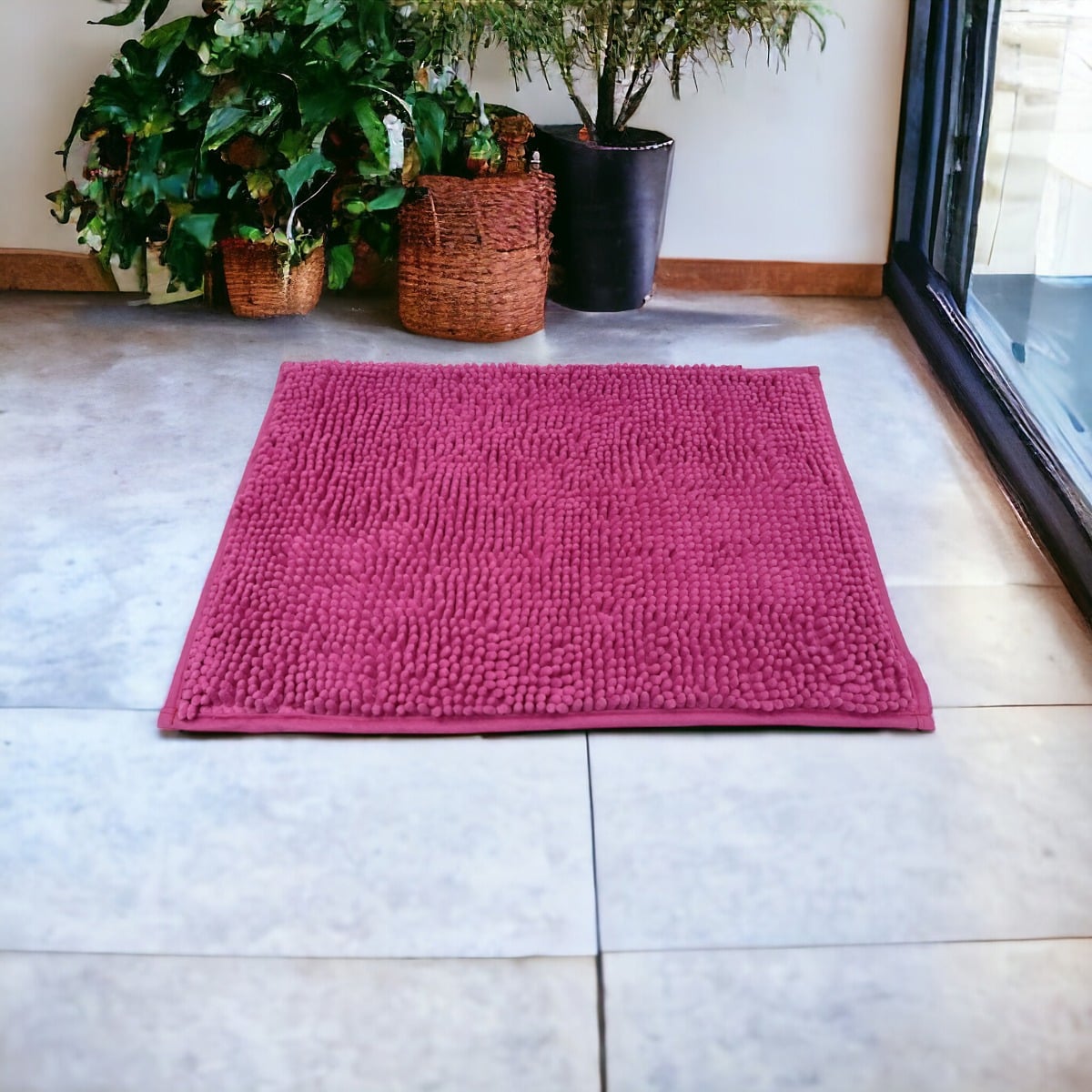 SET 3 ALFOMBRA CONTEMPORÁNEA MODERNA SUAVE LANUDA ANTIDESLIZANTE JHN 60 X 40 CM - 2