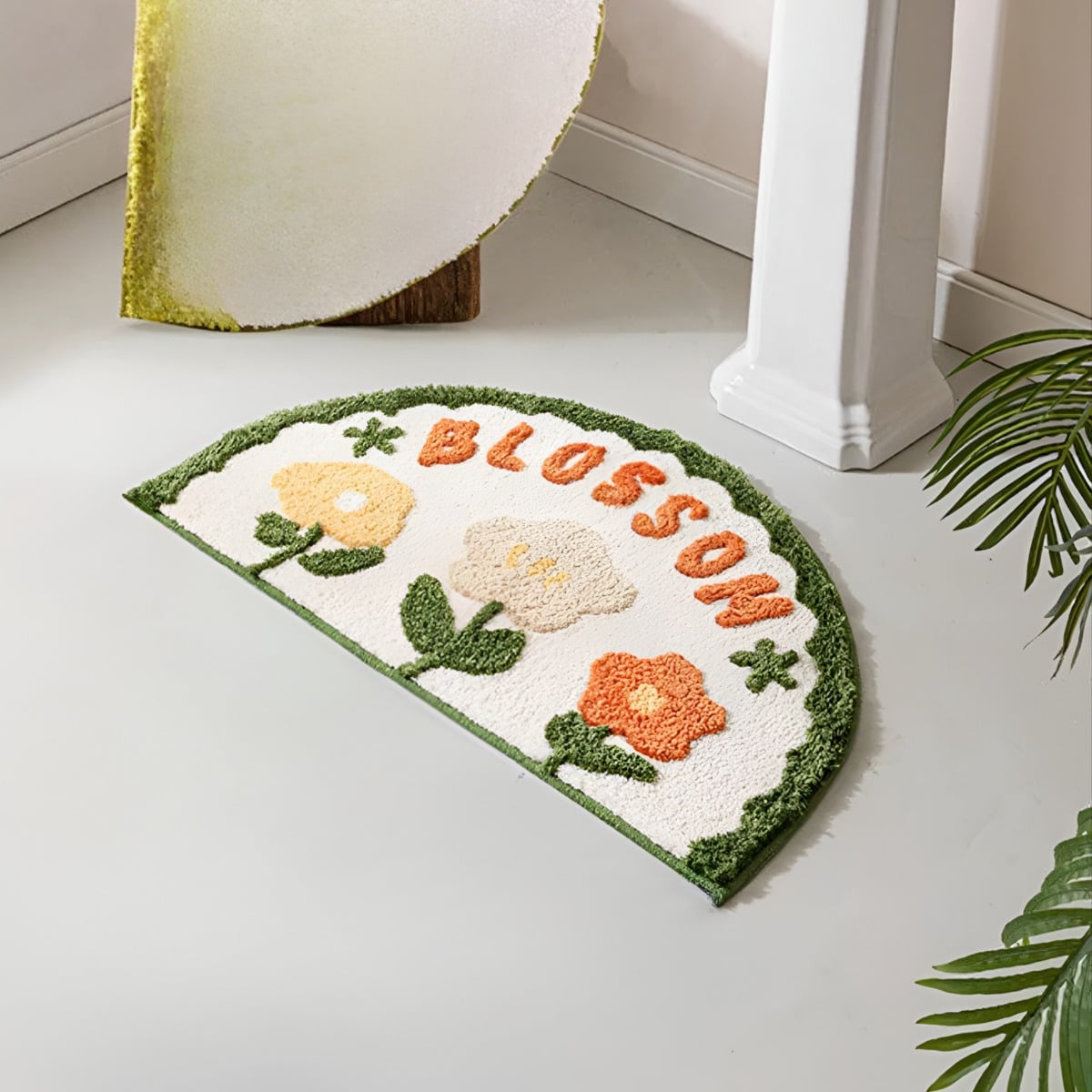 SET DE 2 ALFOMBRA BAÑO ANTIDESLIZANTE ABSORBENTE JHN - 6
