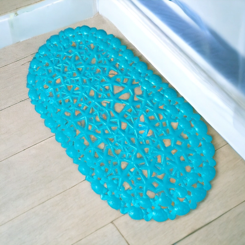 SET DE 4 ALFOMBRA BAÑO ANTIDESLIZANTE DUCHA MARINO JHN - 8