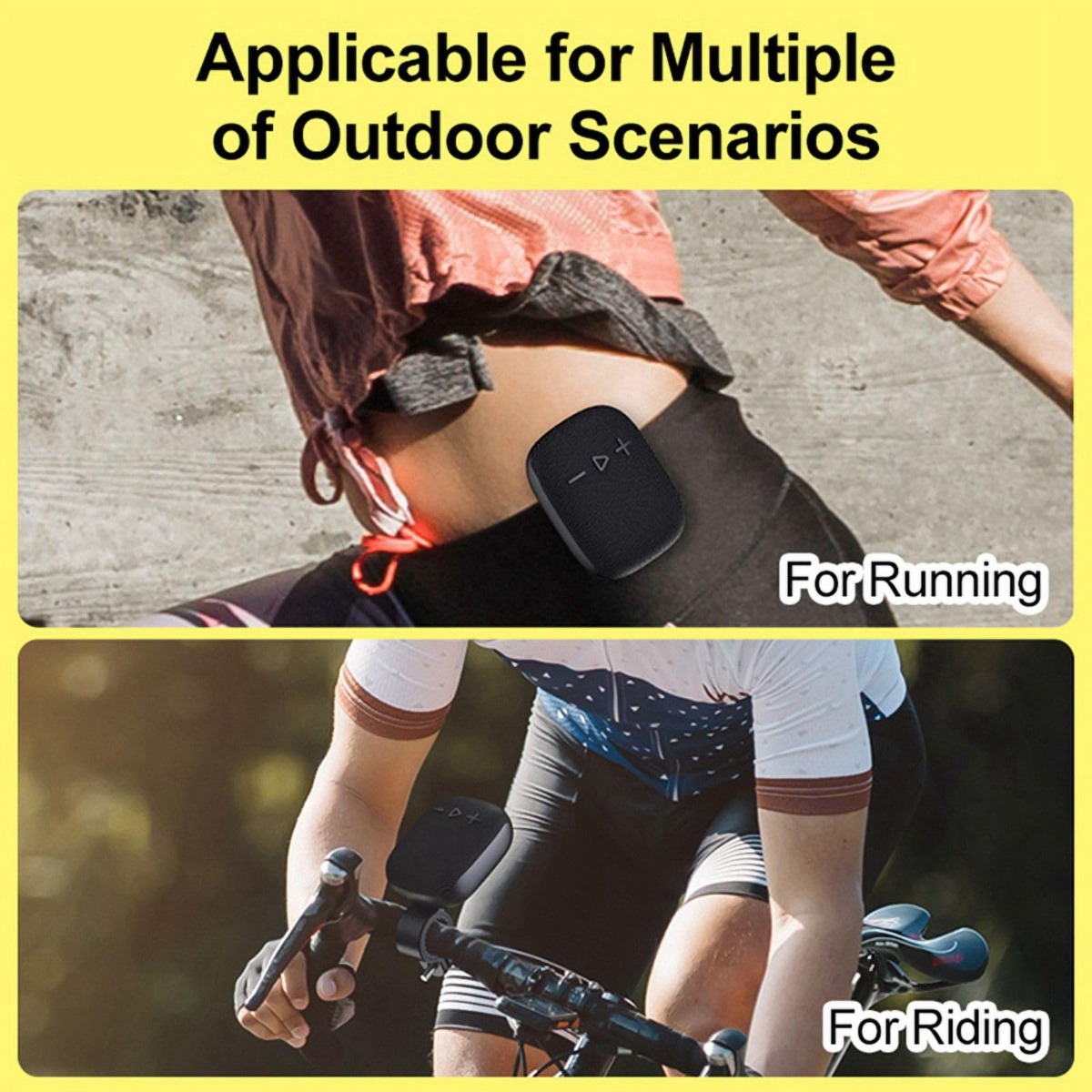 PARLANTE BLUETOOTH ZZBAG PORTATIL SOPORTE MOTO BICICLETA LAU - 2