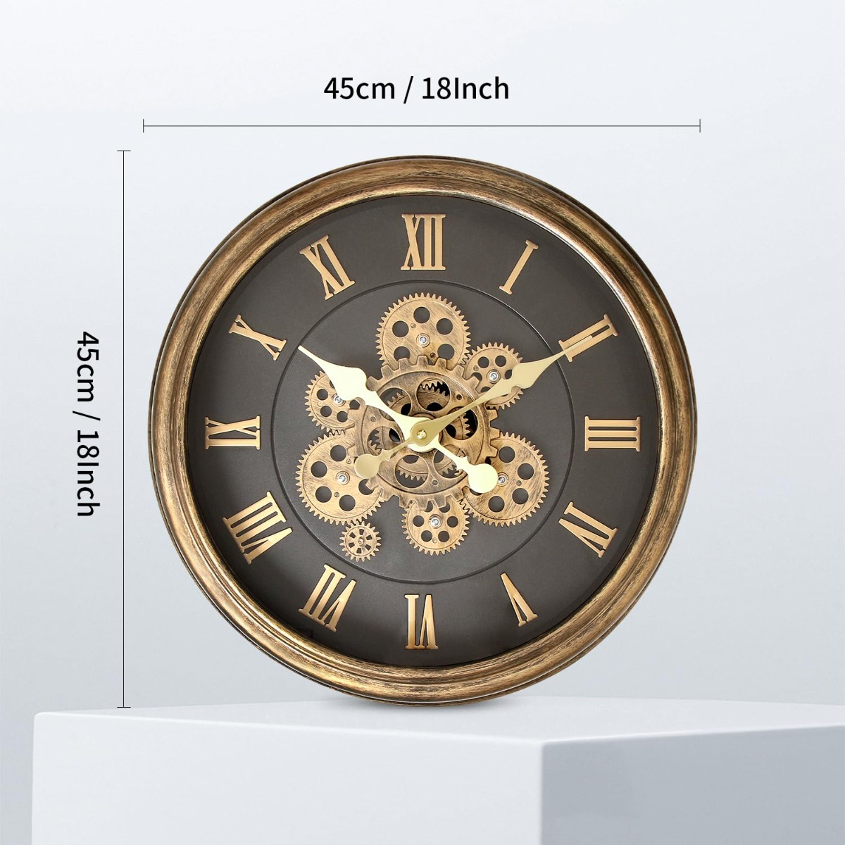 RELOJ PARED DECORATIVO VINTAGE HOGAR OFICINA COCINA LAU - 5