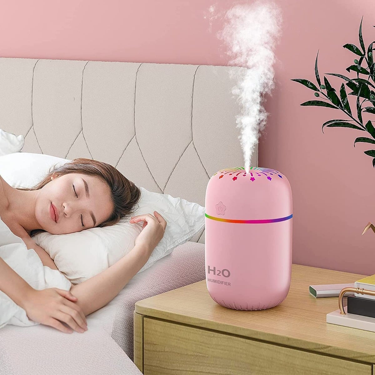 SET 2 HUMIDIFICADORES MINI AEROSOL PORTATIL RECARGABLE LAU - 2
