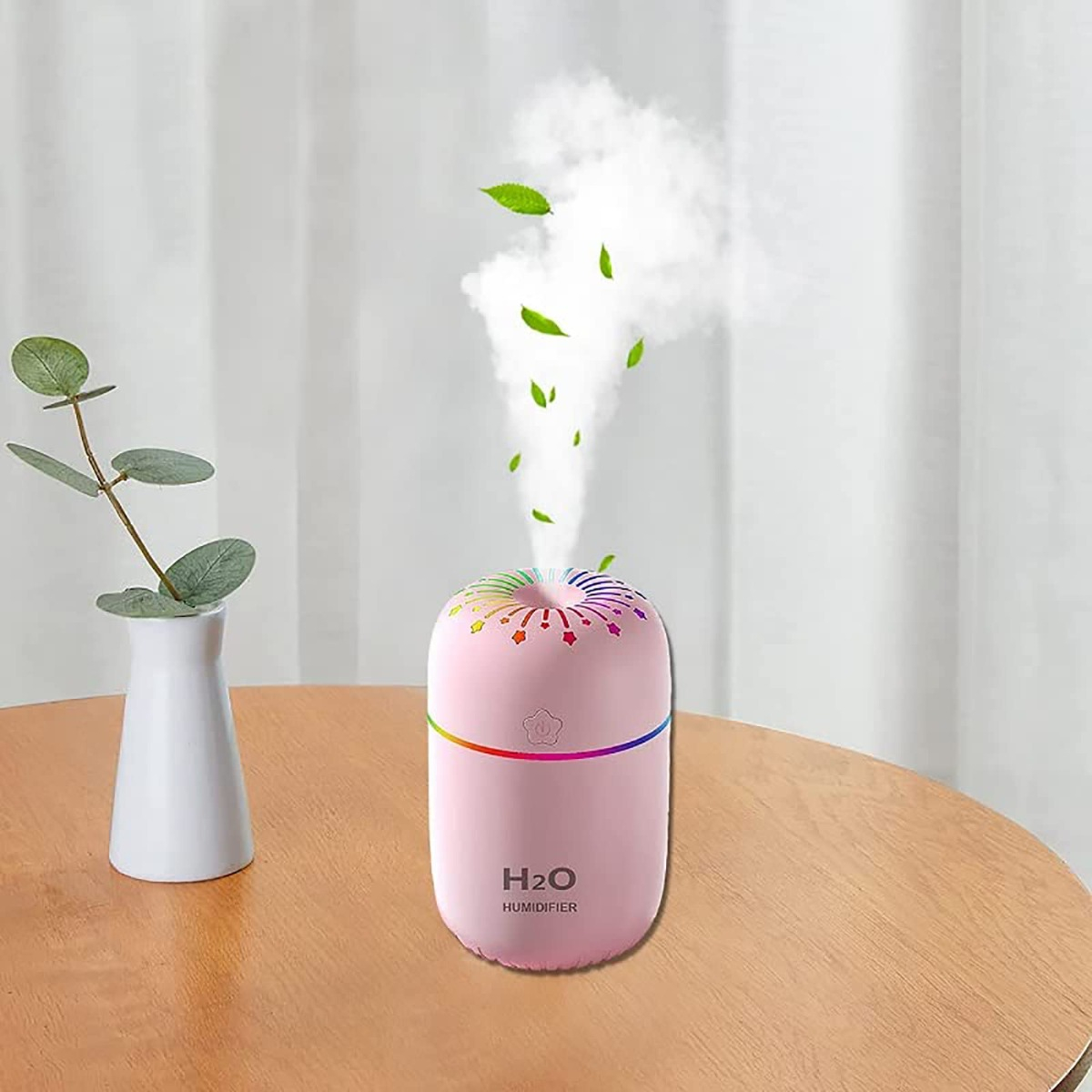 SET 2 HUMIDIFICADORES MINI AEROSOL PORTATIL RECARGABLE LAU - 5