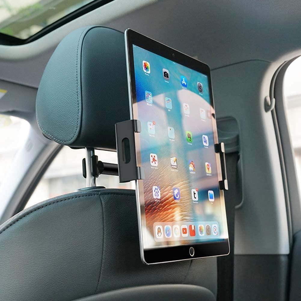 SOPORTE TABLET ASIENTO AUTO PINZA AJUSTABLE NIÑOS LAU - 9