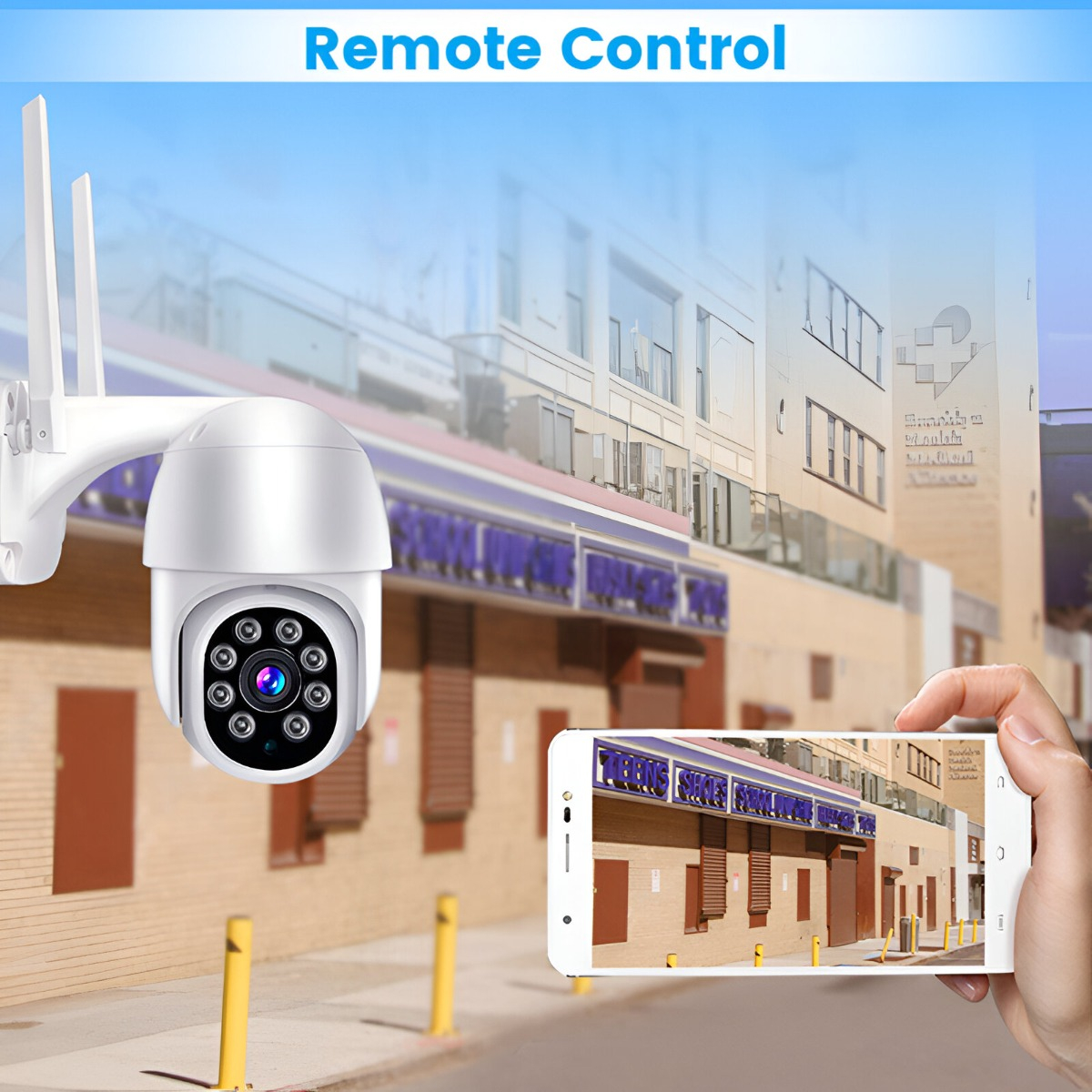 CAMARA SEGURIDAD HD INALAMBRICA AUDIO OFICINA HOGAR LAU - 2
