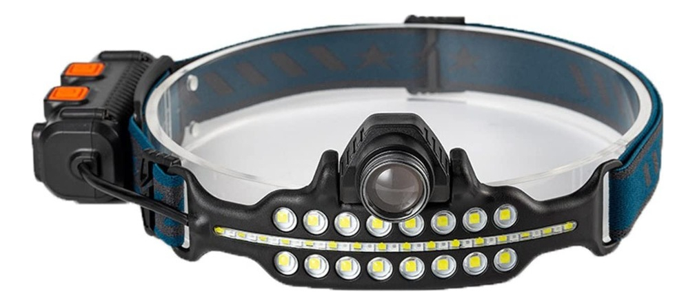 LINTERNA FRONTAL HEADLIGHT RECARGABLE USB CAMPING LAU - 1