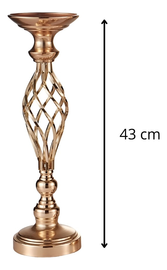 PORTAVELAS CENTRO MESA CANDELABRO DECORACIÓN 43CM JHN - 2