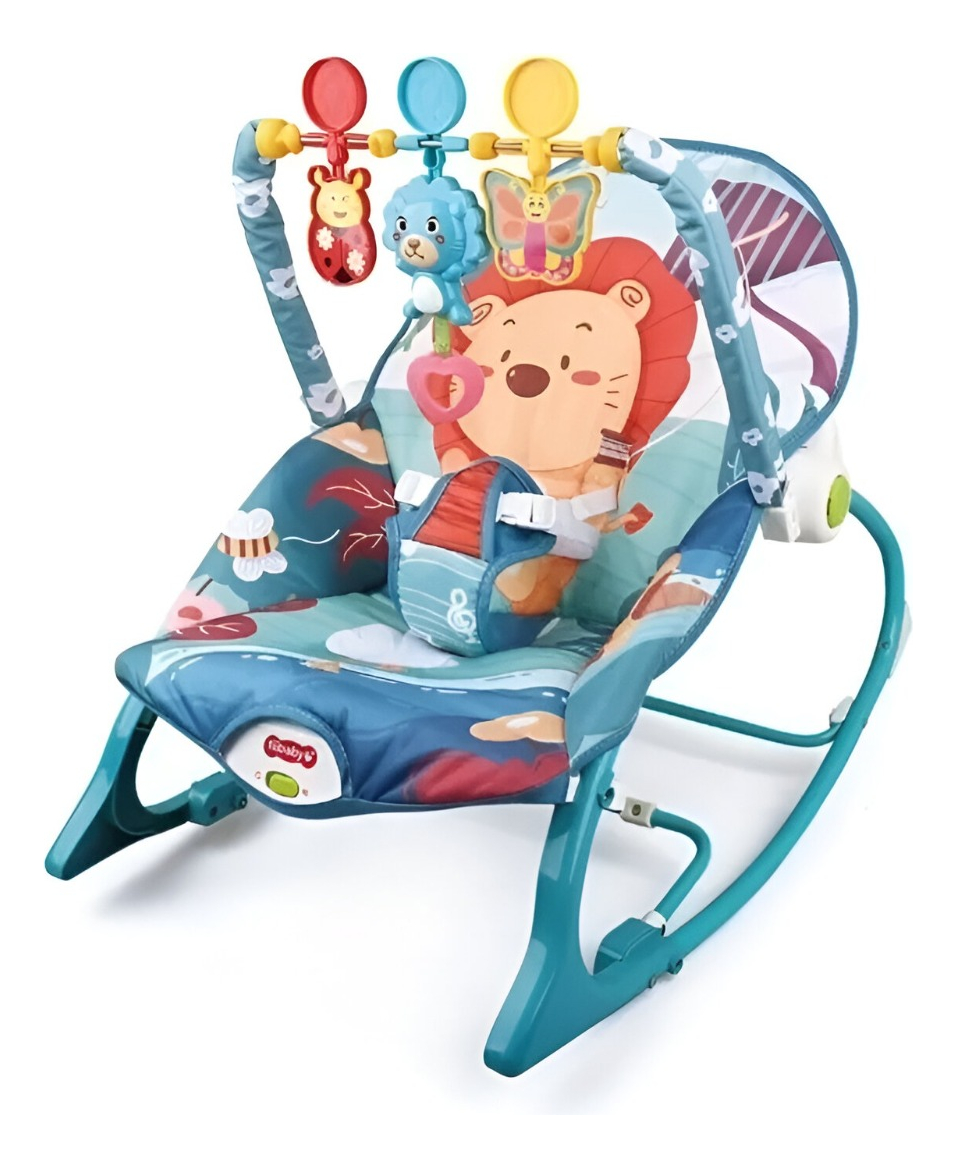 SILLA AJUSTABLE VIBRACIÓN TRANQUILIZADORA MÚSICA BEBÉ JHN - 1