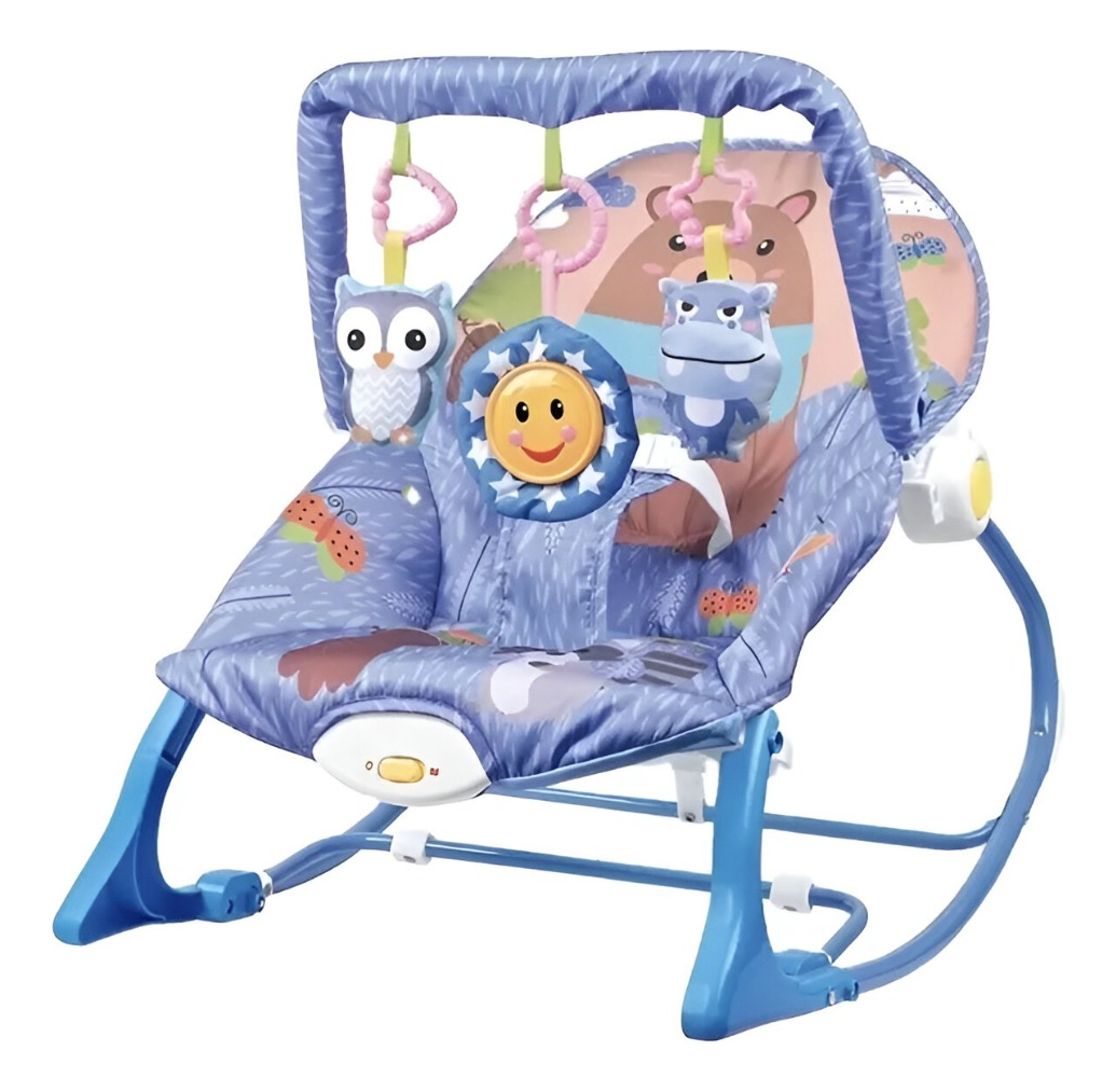 SILLA BEBÉ COLUMPIO GIMNASIO MECEDORA MUSICAL PLEGABLE JHN - 1