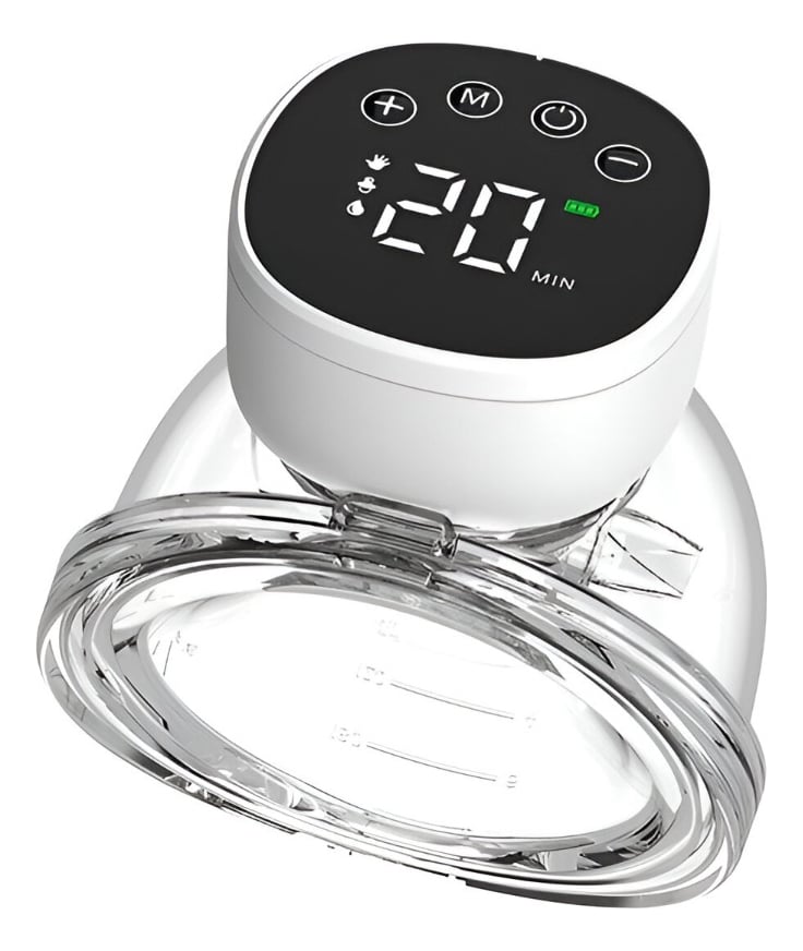 EXTRACTOR LECHE SACALECHE MATERNA DOBLE PORTÁTIL LED JHN MULTICOLOR - 1