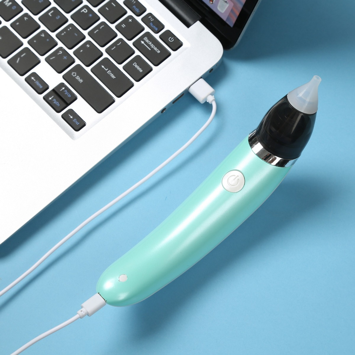 ASPIRADOR NASAL RECARGABLE BEBÉ LECHÓN LIMPIADOR JHN - 5