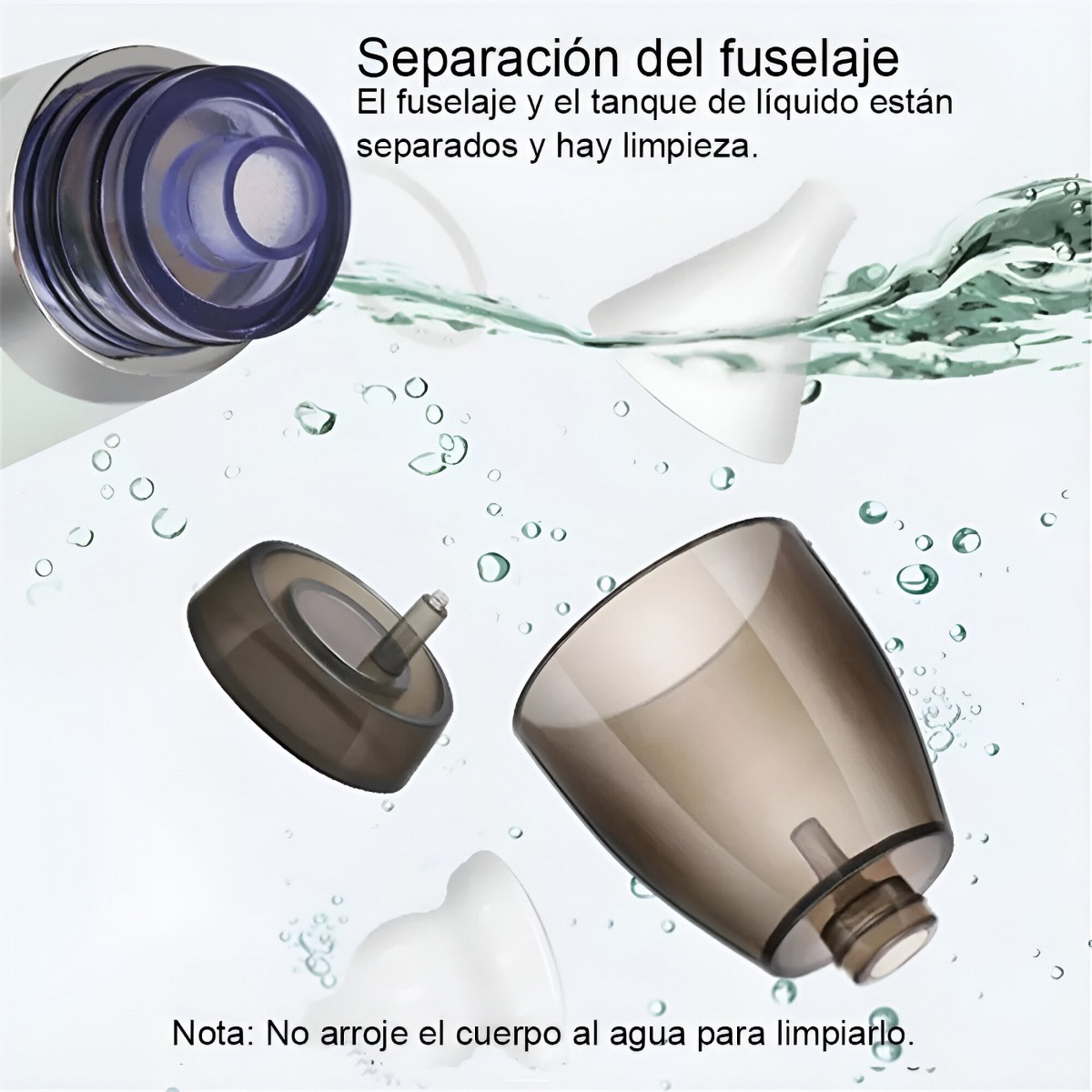 ASPIRADOR NASAL RECARGABLE BEBÉ LECHÓN LIMPIADOR JHN - 6