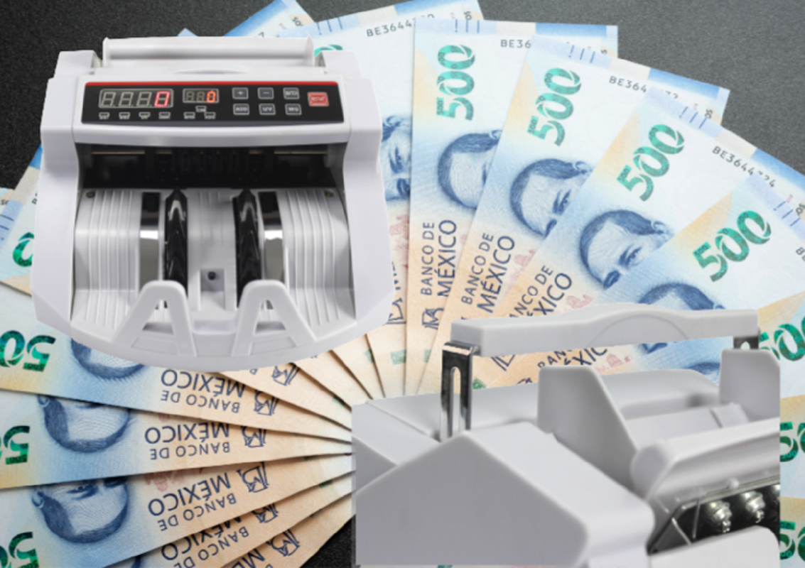MÁQUINA CONTADORA ZVE BILLETES CONTEO PANTALLA LCD LAU - 3