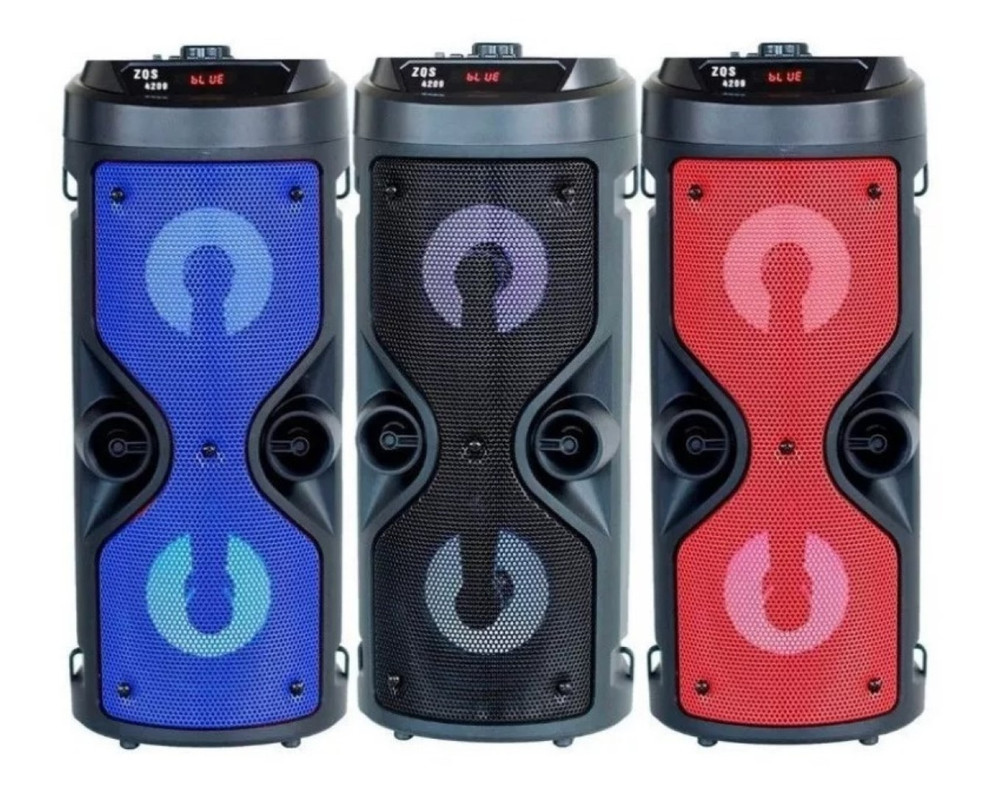 PARLANTE RECARGABLE BLUETOOTH USB INALAMBRICO POTATIL LAU - 2