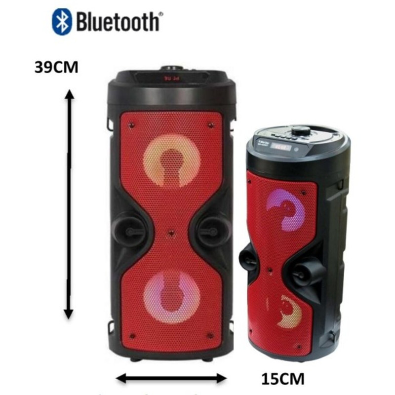 PARLANTE RECARGABLE BLUETOOTH USB INALAMBRICO POTATIL LAU - 7