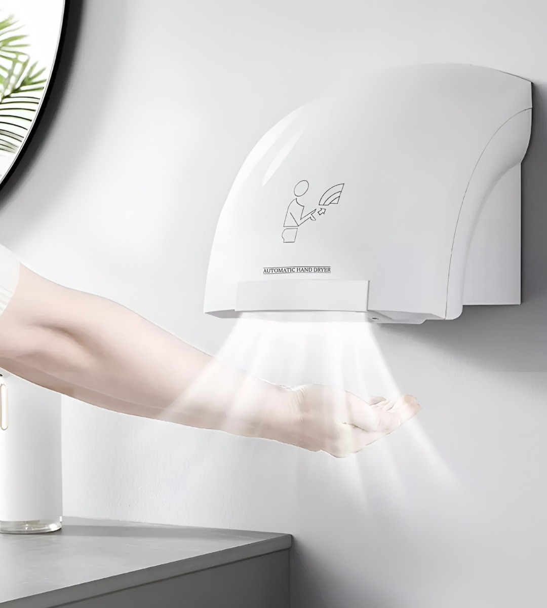 SECADOR MANOS AUTOMÁTICO SENSOR INFRARROJO INTELIGENTE JHN - 8