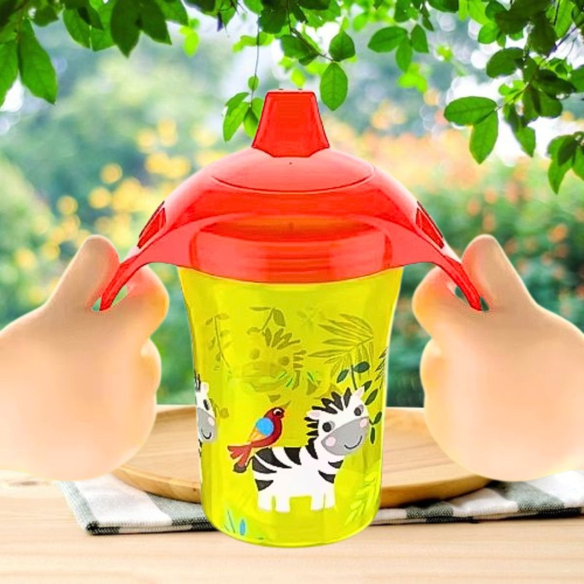 SET 4 VASOS TAZA ENTRENAMIENTO APRENDER BEBER BEBES LAU - 5