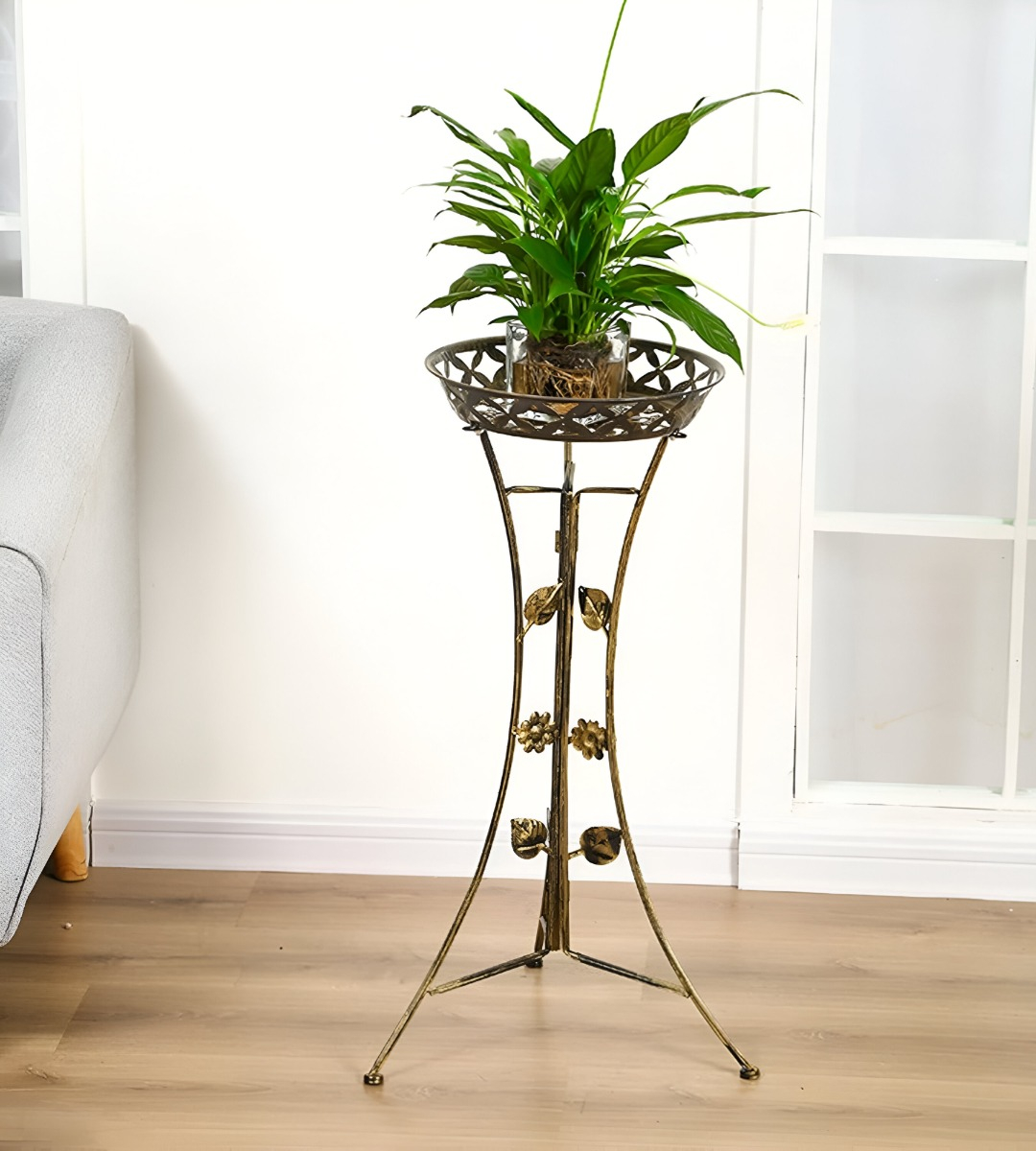 PORTA MACETA DECORATIVO SOPORTE PLANTAS EXHIBICIÓN JHN - 3