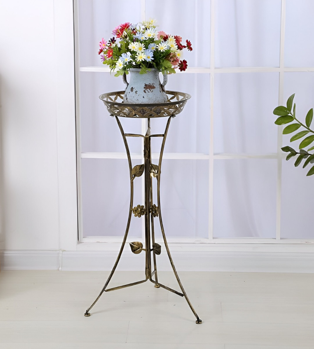 PORTA MACETA DECORATIVO SOPORTE PLANTAS EXHIBICIÓN JHN - 5