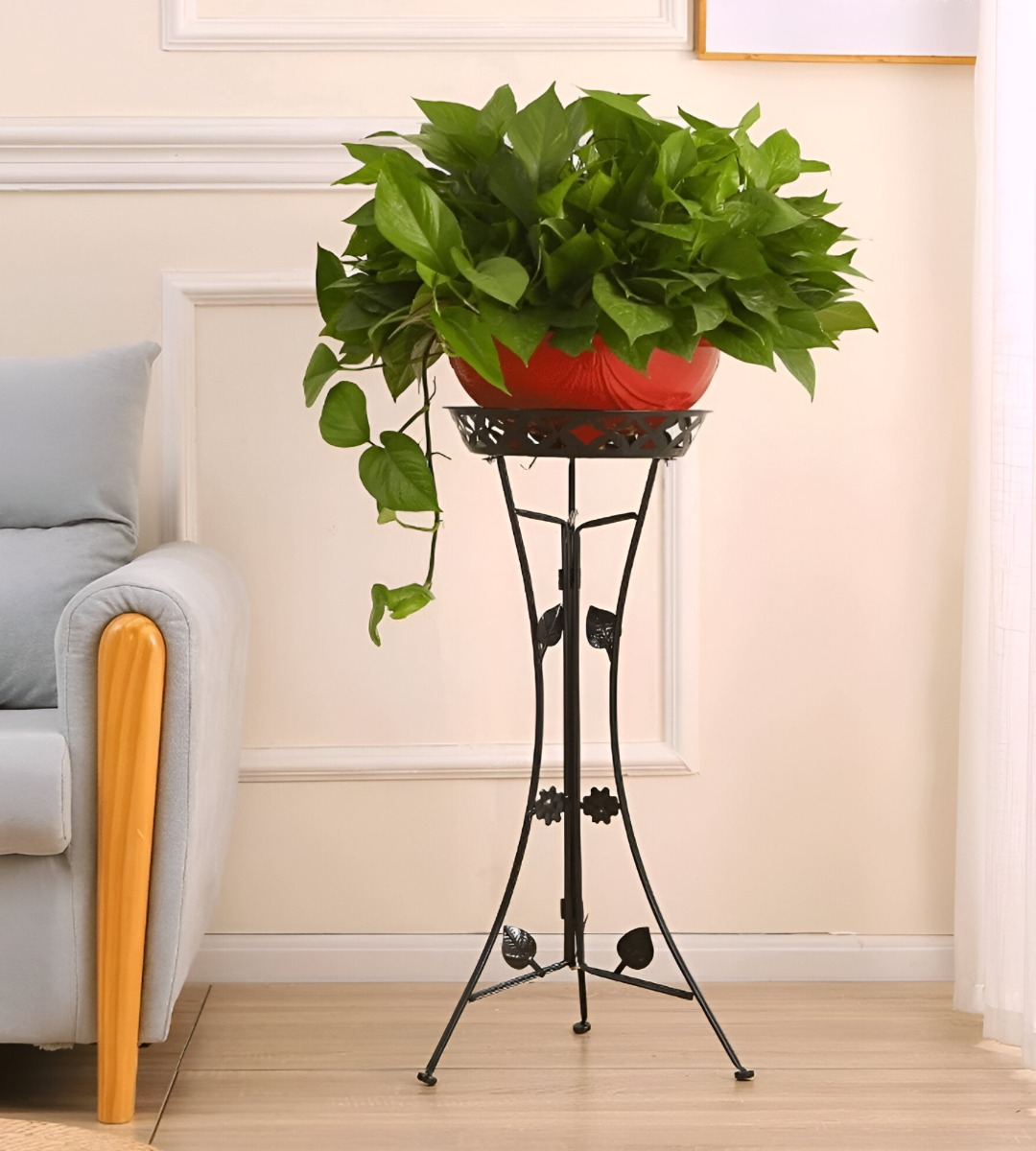 PORTA MACETA DECORATIVO SOPORTE PLANTAS EXHIBICIÓN JHN - 7