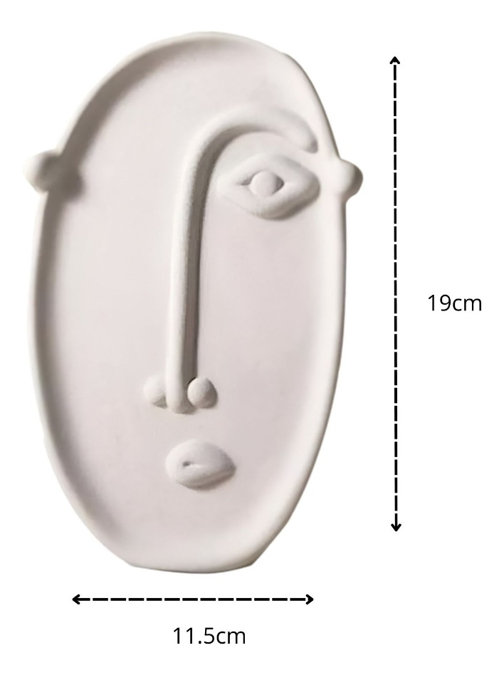 SET 2 JARRÓN CERÁMICA DECORACIÓN NÓRDICO FLORES BLANCO JHN - 2