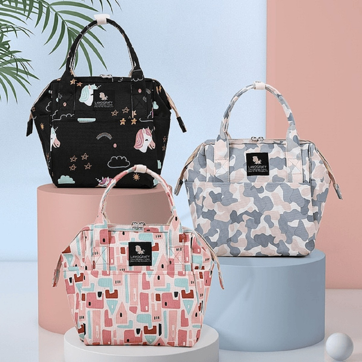 MOCHILA MATERNAL MULTIFUNCIONAL IMPERMEABLE MAMA BEBE LAU - 10