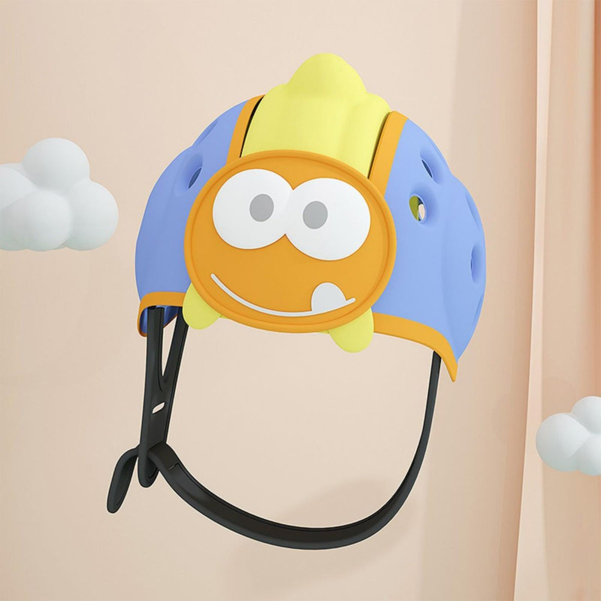 CASCOS ANTIGOLPES DISEÑO DINOSAURIO PROTECTOR BEBES LAU - 4
