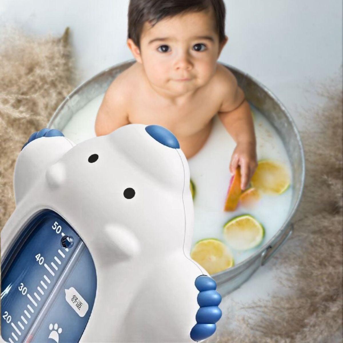 SET 3 TERMOMETRO DUCHA AGUA BAÑO DISEÑO OSO NIÑOS LAU - 8