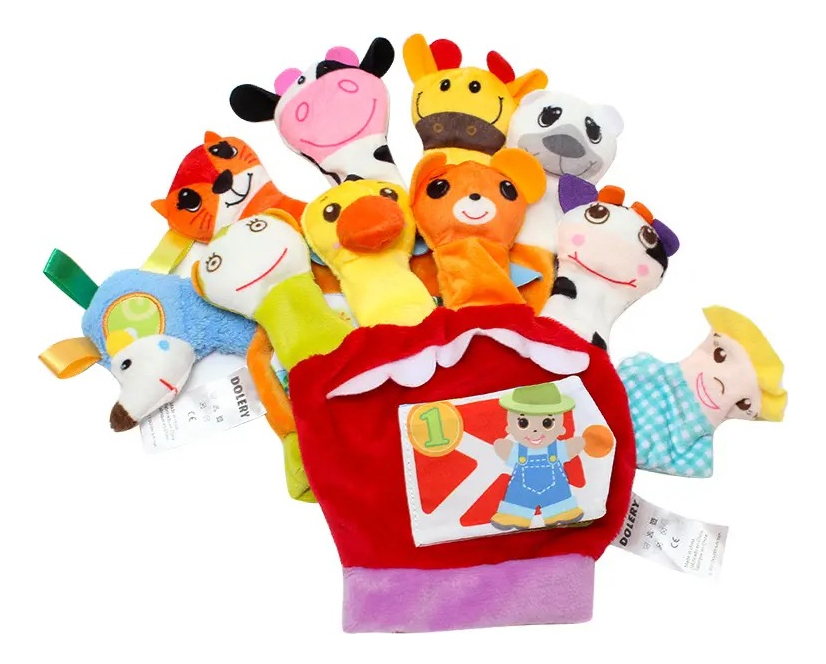 JUGUETE MARIONETA GUANTE DIVERTIDO JUEGO BEBE NIÑOS LAU - 10