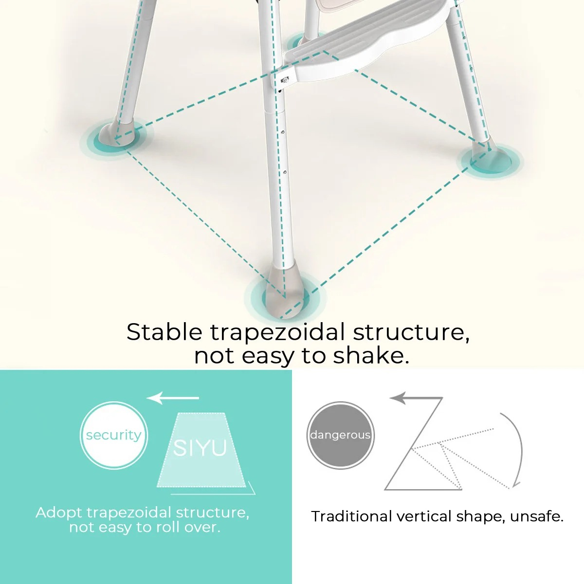 COJIN ASIENTO FUNDA SILLA COMER DESMONTABLE BEBES NIÑOS LAU - 4