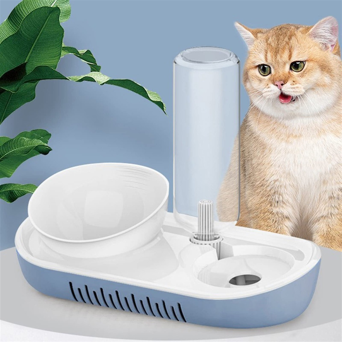 COMEDERO ALIMENTO AGUA MASCOTAS PERROS GATOS LAU - 5