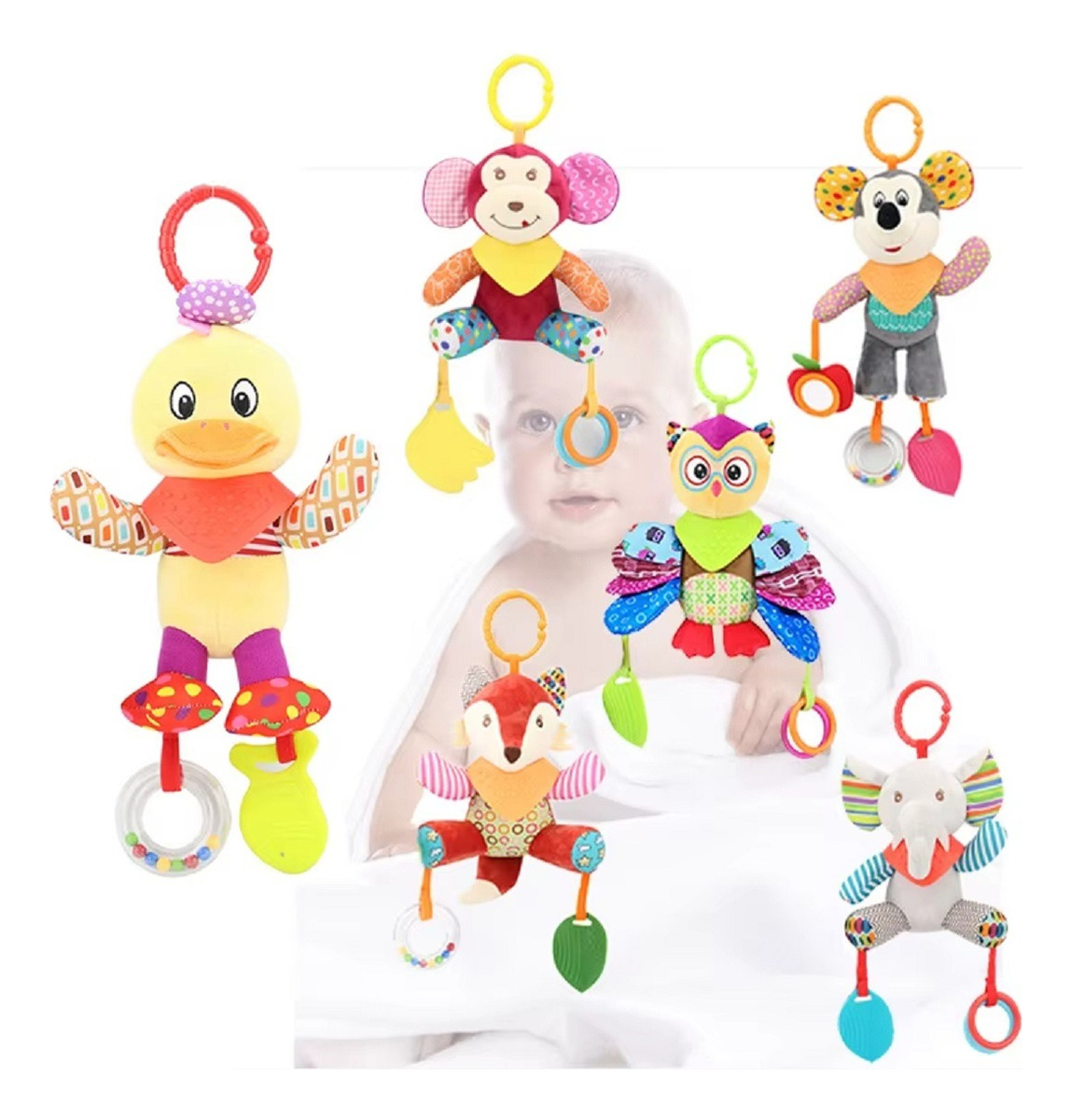 SONAJERO JUGUETE ESTIMULACIÓN DESARROLLO SENSORIAL BEBE LAU - 1