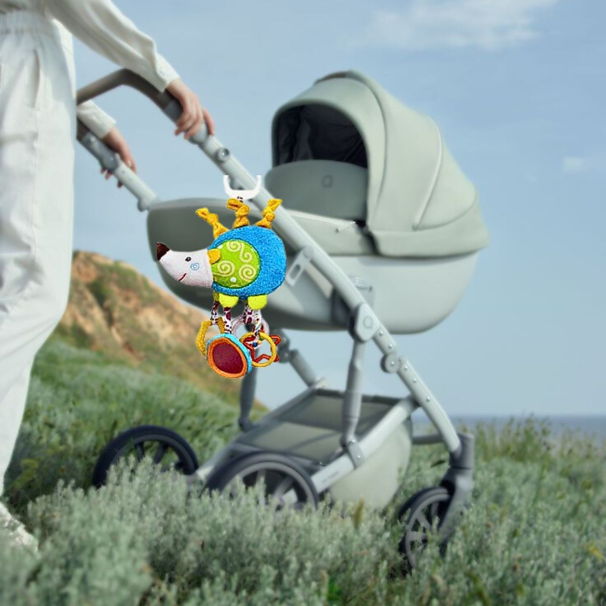 SONAJERO MÓVIL MUSICAL CUNA CARRITO ESTIMULAR BEBE LAU - 10