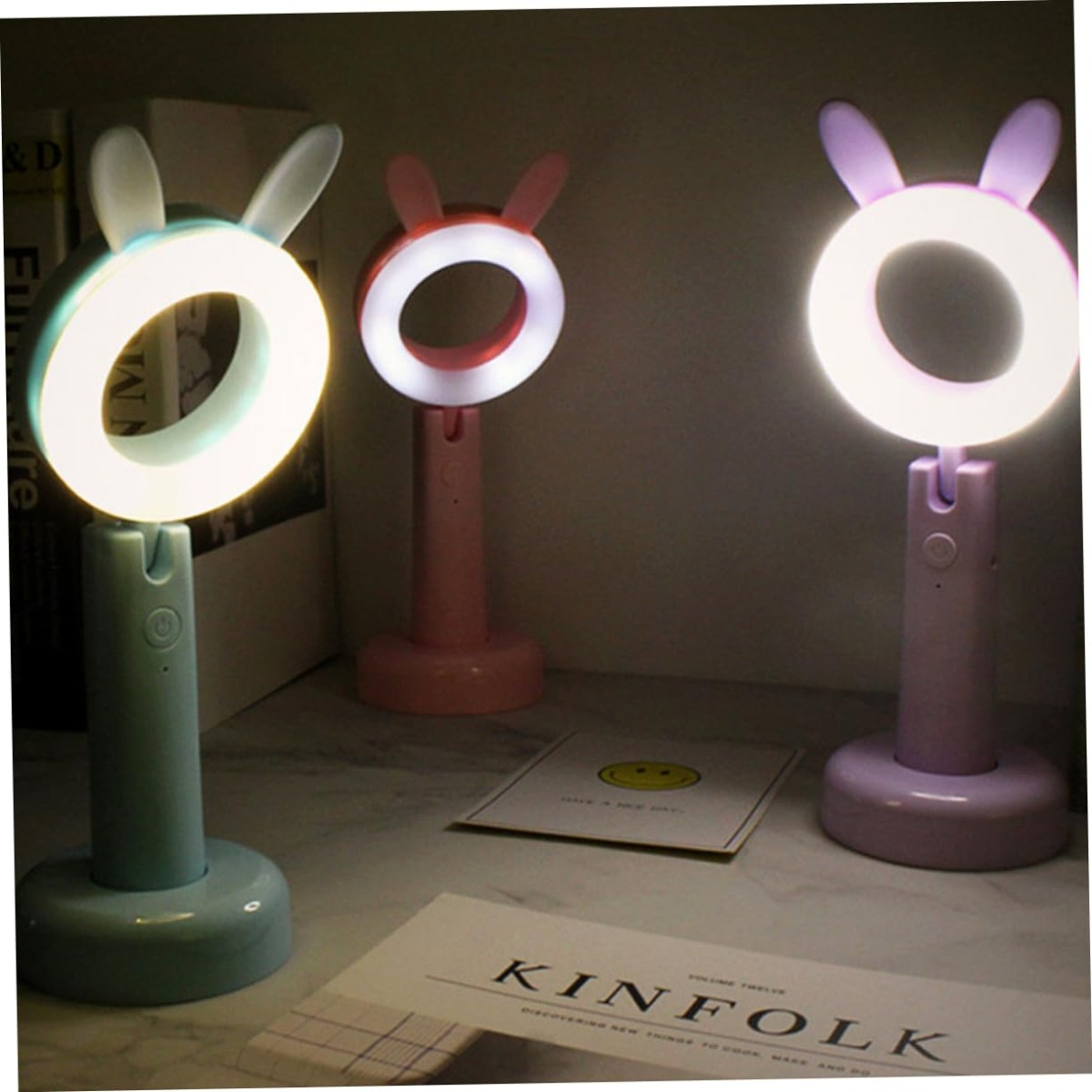 SET 2 FLASH LUZ LED SELFIE LÁMPARA IDEAL GRABA CELULAR LAU - 7