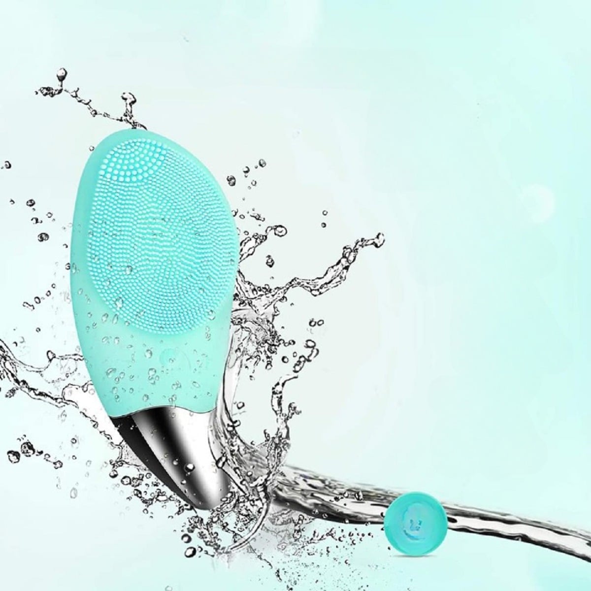 MASAJEADOR FACIAL CEPILLO LIMPIEZA EXFOLIANTE RECARGABLE LAU - 4