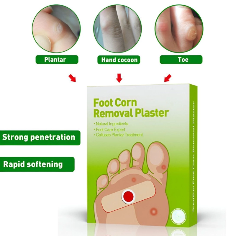 SET 5 CAJAS PARCHE REMOVEDOR CALLOS PIES PIEL LAU - 3