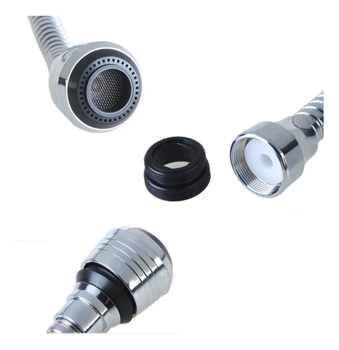 SET 4 ADAPTADOR LLAVE EXTENSOR GRIFO GIRATORIO HOGAR LAU - 3