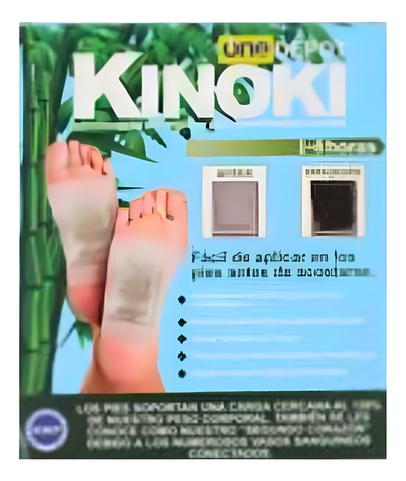SET 4 PARCHES KINOKI NATURAL RELAJA PIES DESINTOXICACIÓN LAU - 2