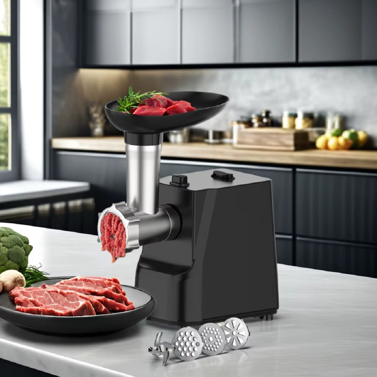 PROCESADOR AUTOMÁTICO PICADOR ALIMENTOS 1000W HOGAR LAU - 5