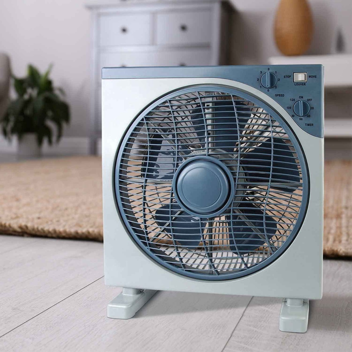VENTILADOR ESCRITORIO 10¨ MESA PORTÁTIL OFICINA HOGAR LAU - 5