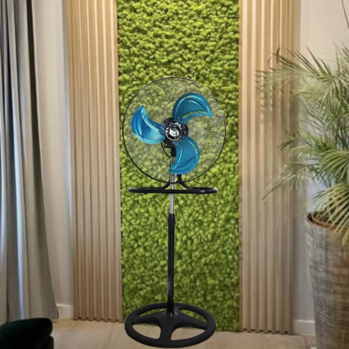 VENTILADOR PEDESTAL AIRE FRESCO VERSATIL POTENTE HOGAR LAU - 2